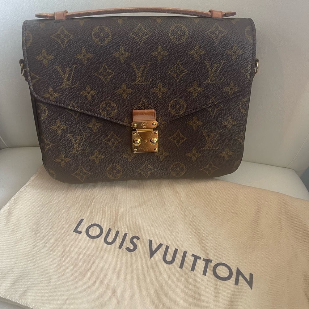 Louis Vuitton Brown Satchel Timeless Elegance